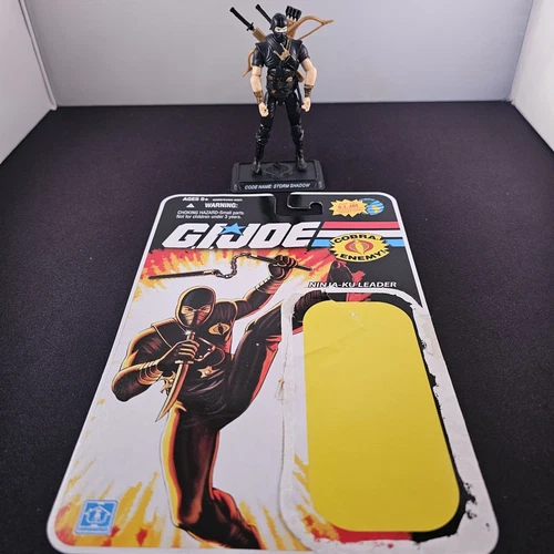 G.I. Joe 25th Anniversary Storm Shadow Ninja-Ku Leader Loose/Complete with Card