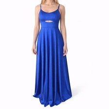 NWT Wedding Guest Formal Blue Sparkly Maxi Dress - Size 3