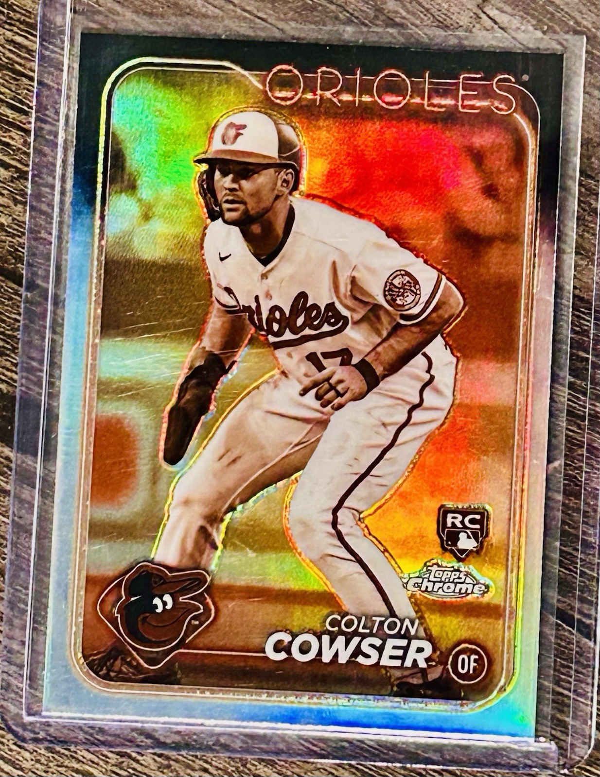 2024 Topps Chrome Colton Cowser Sepia Refractor #278
