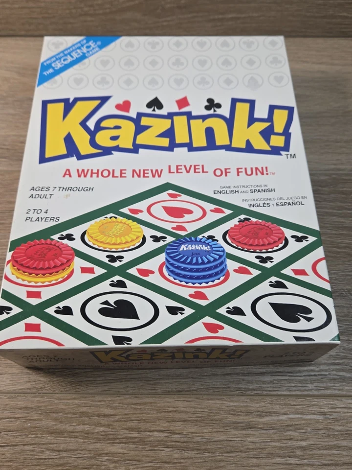 Kazink COMPLETE Jax 2004 Educational Cards Chips Strategy Family Sequence - Image 3 of 4