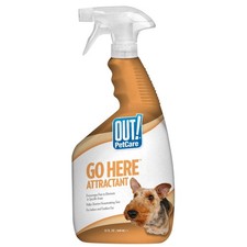 OUT PetCare Go Here Attractant Dog and Puppy Potty Training Spray, 32 oz