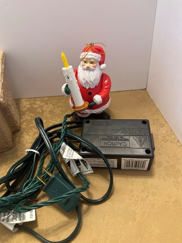 Mr Christmas Goodnight Lights Blow Out Santa's Candle For Tree On/Off 2019 - Picture 12 of 16