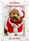 Personalised Christmas Card Cockerpoo Mum Daughter Sister Friend Nana