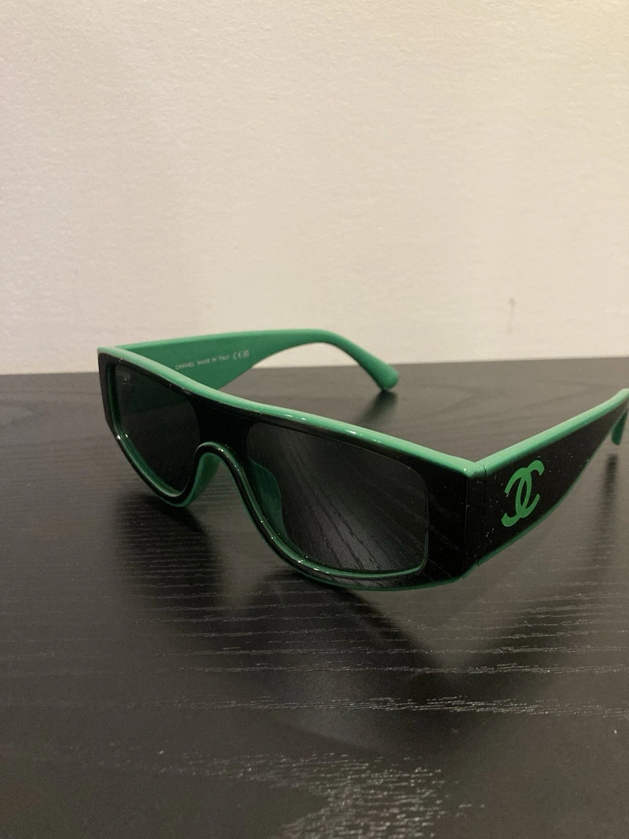 CHANEL Black Shield Sunglasses for Women for sale - eBay