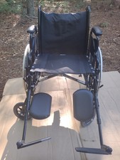 Invacare Tracer SX5 Folding Transport Adult Wheelchair W 16" H 15" 300Lbs Max