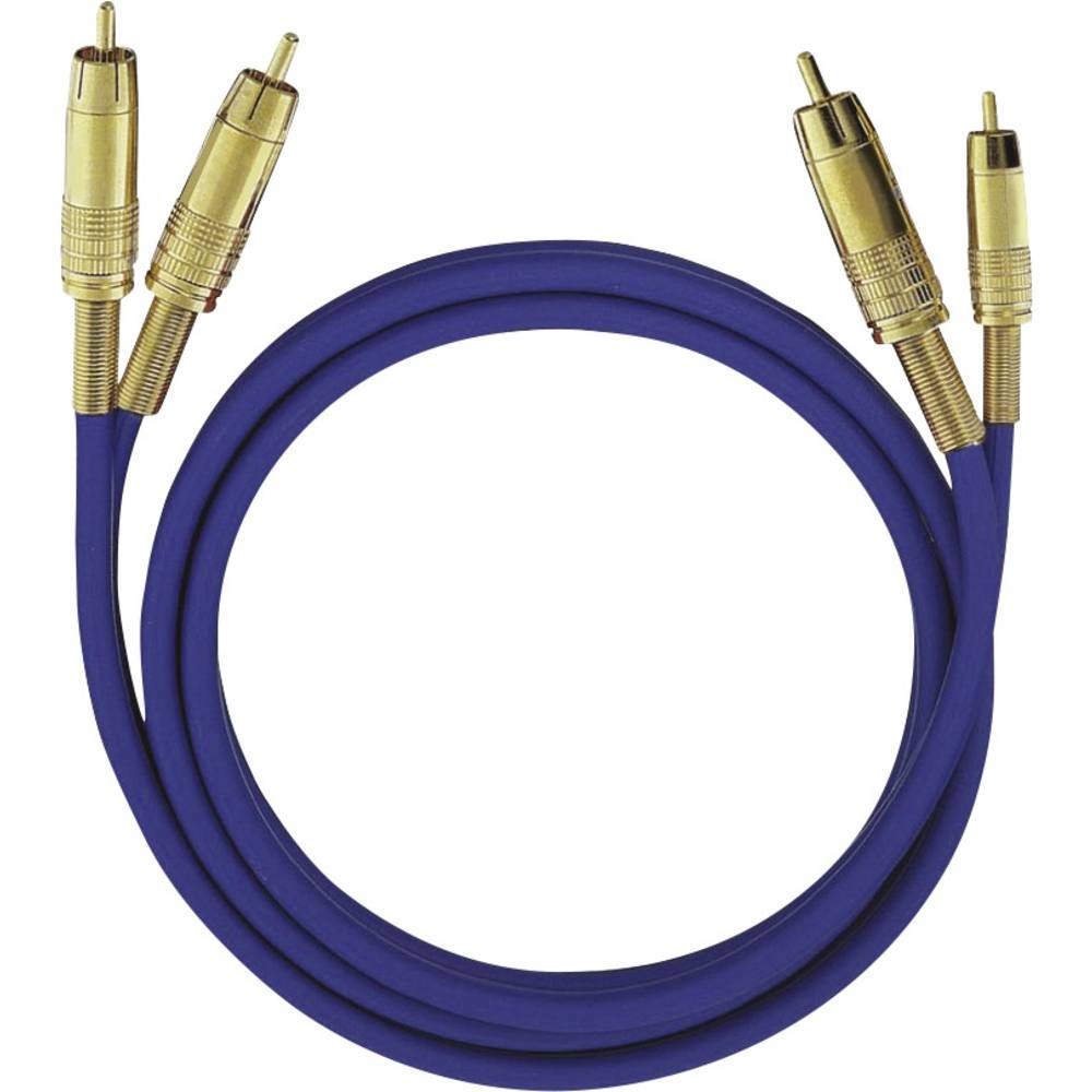 Cinch Audio Anschlusskabel 2- - 2- 100 Blau 8190₽