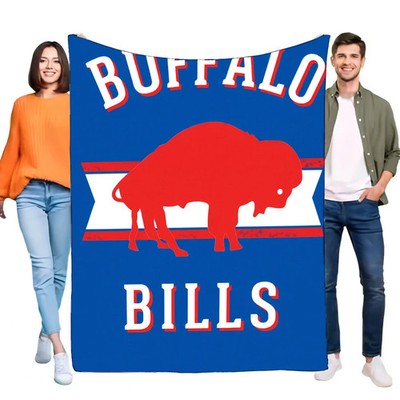 NFL Buffalo Bills Decke Karo Muster Baumwolle Bambus Sofadecke