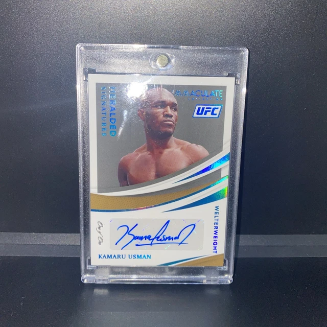 2021 Immaculate UFC Heralded Signatures Kamaru Usman Auto 1/1 🔥