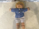 VINTAGE BOY CABBAGE PATCH KIDS DOLL W/HOLE IN MOUTH FOR PACIFIER (NO PACIFIER)