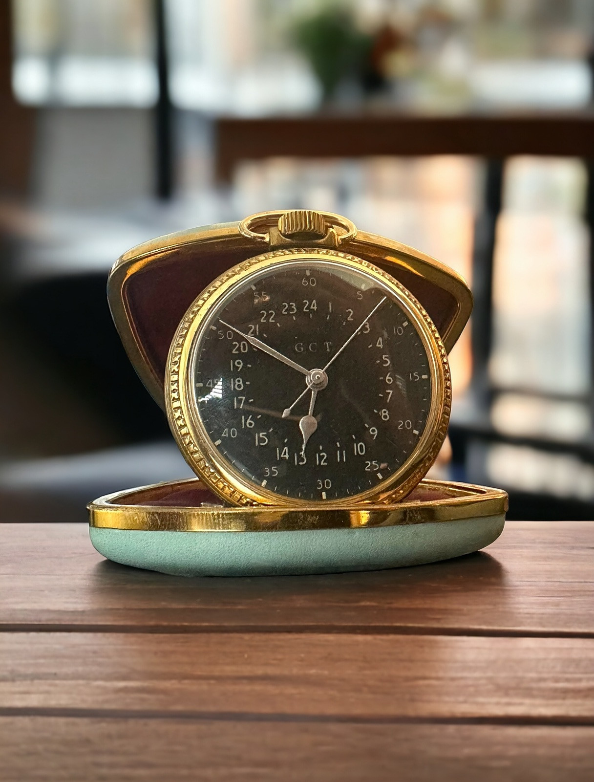 US WWII ARMY AIR FORCE HAMILTON GCT 4992B 22J MILITARY NAVIGATOR POCKET WATCH