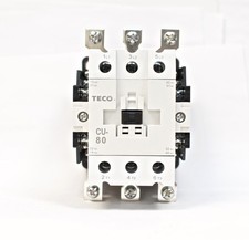TECO CU-80 Magnetic Contactor, 104 Amp, 3 Phase, 220V Coil, 3A2a2b
