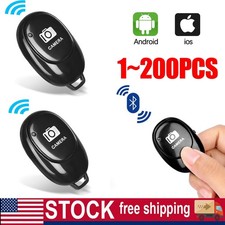 Camera Shutter Wireless Bluetooth Button Remote Control for Android Apple Lot
