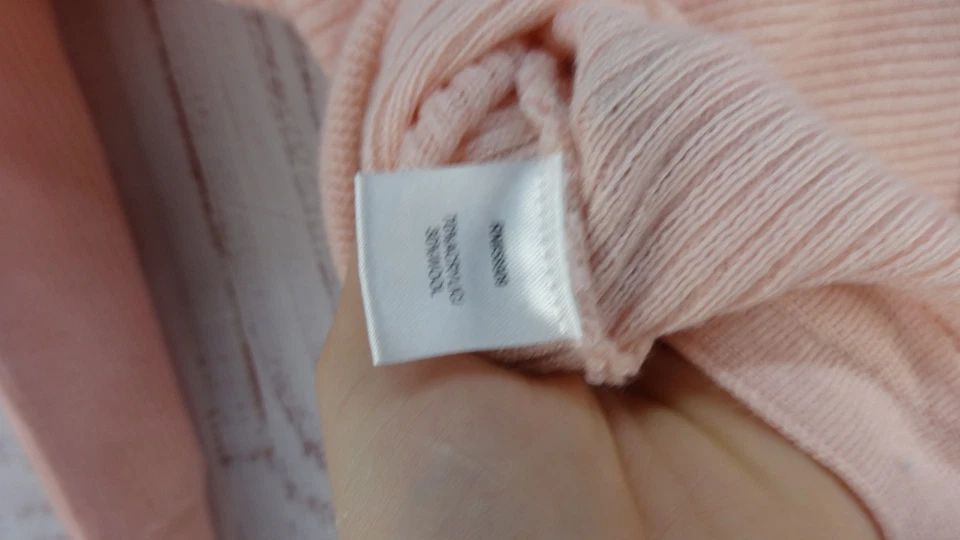 Suéter Tejido Clásico Chelsea y Violeta Niñas Grande Rosa Barbiecore Informal Foto 3 de 4