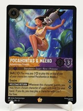 Disney Lorcana Attack Of The Vine Pocahontas  Meeko Legendary Foil 27/207 NM