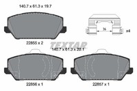 Bremsbelagsatz FÜR Hyundai I30 (Pde, Pd, Pden) - Textar 2285501