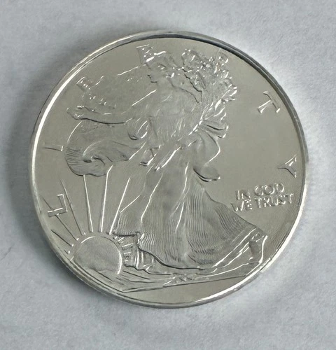 1/2 oz .999 Fine Silver Round - Walking Liberty FREE SHIPPING!