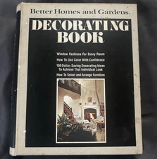 Better Homes and Gardens Decorating Book VTG 1977 HC 5 Ring Binder MCM Decor