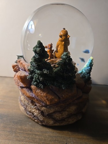 Collectible Disney "Brother Bear" Musical Glass Snow Globe-Beethoven Symphony 9 - Picture 2 of 4