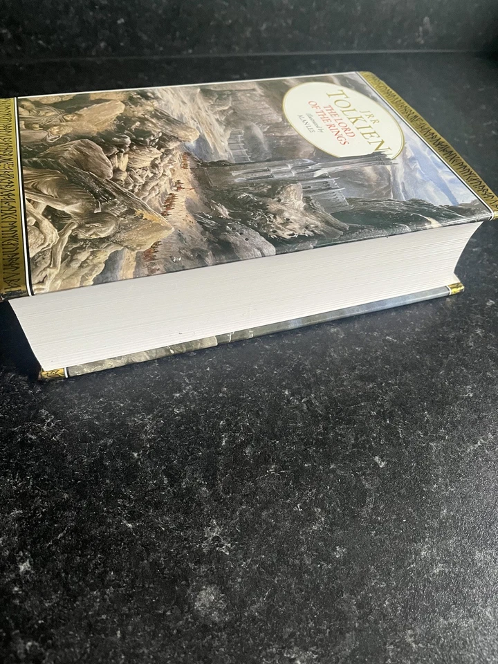 The Lord of the Rings J R R Tolkien Hardback Large 1991 Illustrated Alan Lee - Image 4 of 4