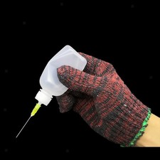 Precision Tip Applicator Bottle, Plastic Translucent Empty Needle Dropper