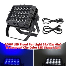200W LED Flood Par Light 24x15w 6In1 Waterproof City Color LED Stage Light