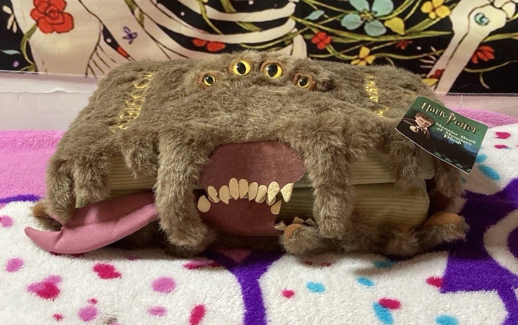 Harry Potter Monster Book of Monsters Plush Toy New with Tags