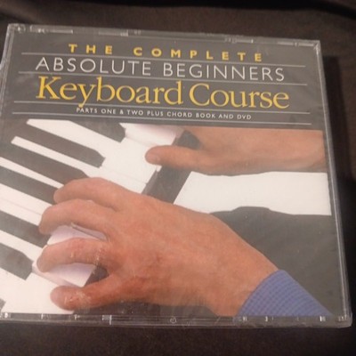 COMPLETE ABSOLUTE BEGINNERS KEYBOARD COURSE PArt 1 & 2 w Chord Book and DVD