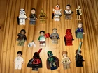 Lot LEGO Star Wars Minifigures Death Vader, C3PO, Clone, Po, Princess Leia
