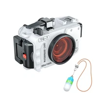 Sea frogs Waterproof housing Case Underwater Diving 195FT/60M Works for OM Sy...