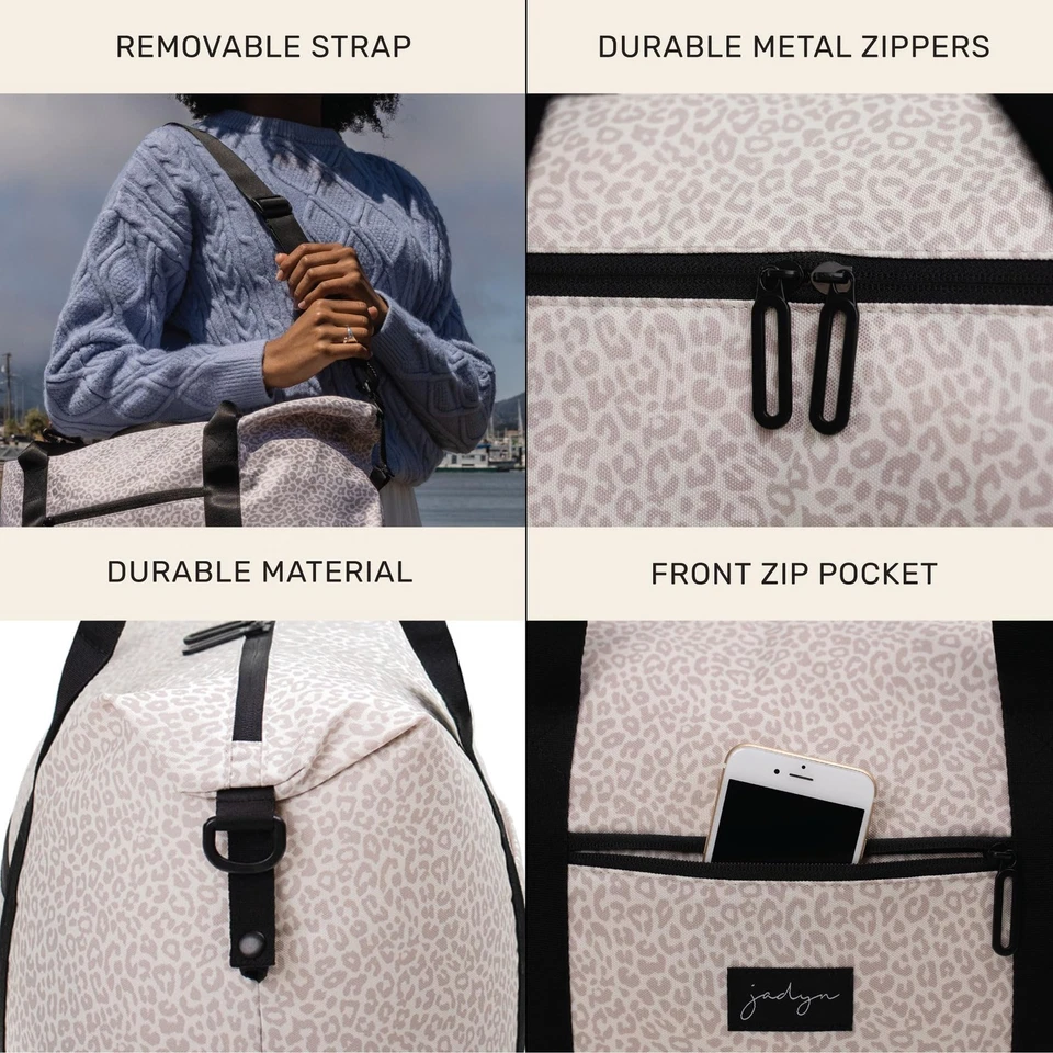 Bolsa de Viaje Lola, Lona de Fin de Semana/Durante la Noche, Bolso de Gimnasio para, Hombres (Desierto L... Foto 4 de 4