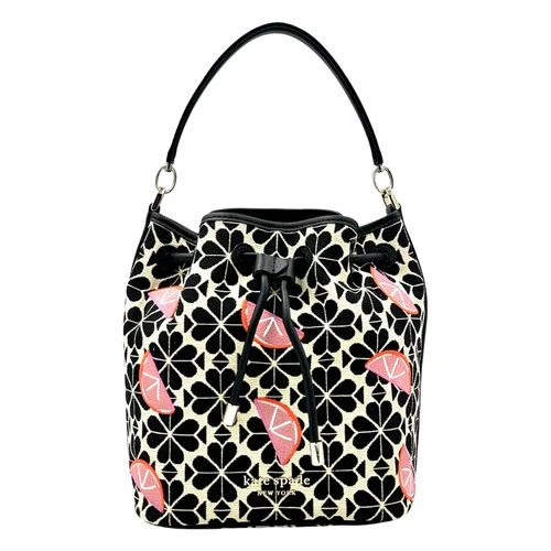 Kate Spade Grapefruit Spade Flower Bucket Crossbody - Black Multi