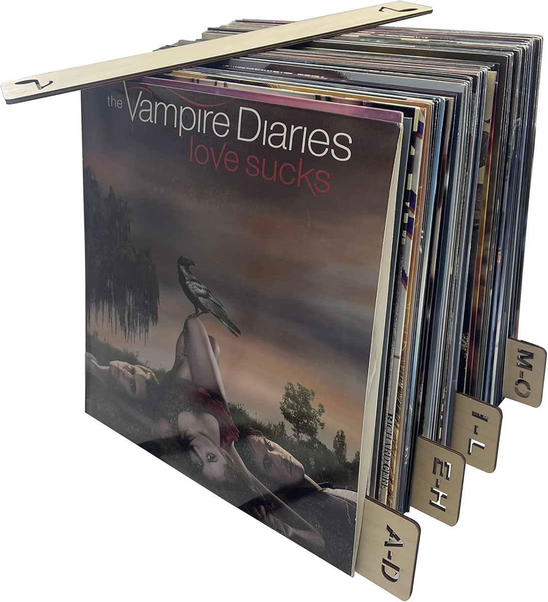 Vinyl Record Dividers - Alphabetical Record Dividers A-Z with Now