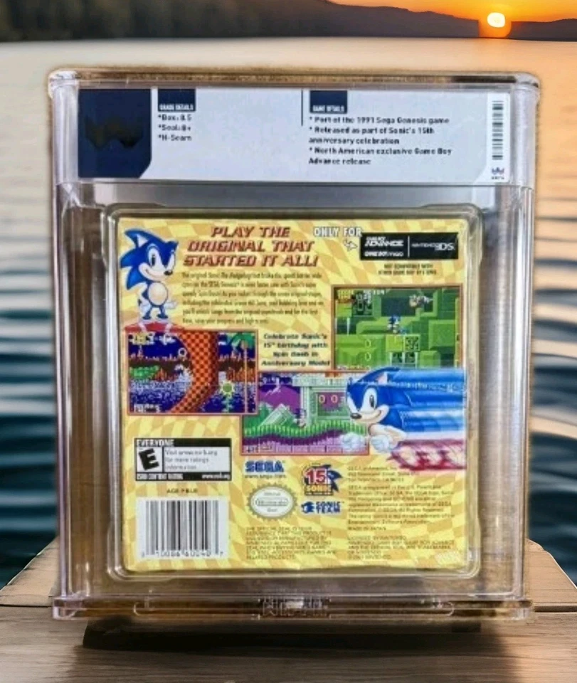 🌻 8.5 B+ Selado 🌻 Sonic the Hedgehog Genesis 🌻 Nintendo GBA 🌻Classificado WATA - Imagem 2 de 4