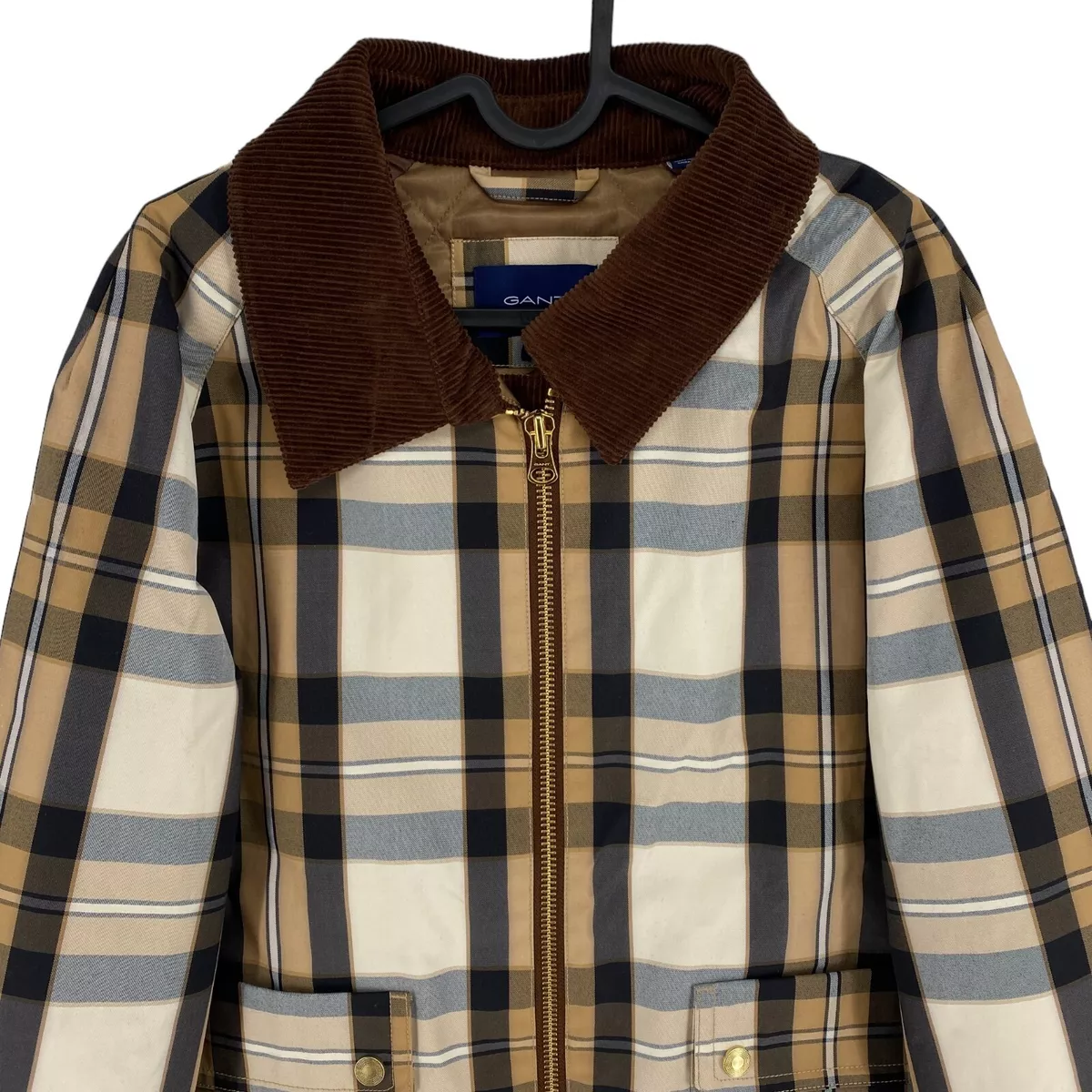 Checked 2025 cropped jacket
