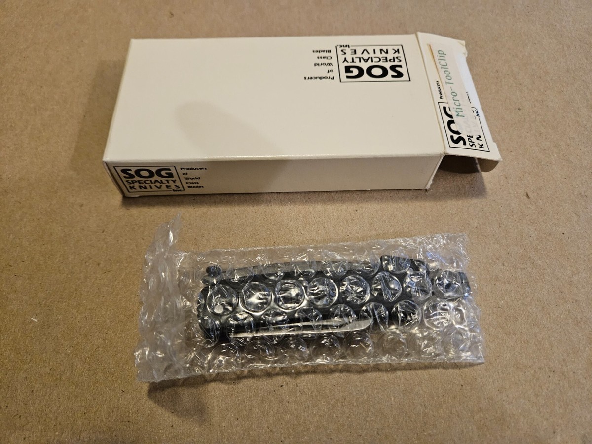 SOG The Micro ToolClip Multi Tool Clip Knife NOS Seki Japan Made 