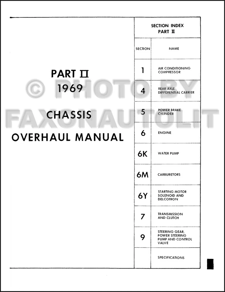 Pontiac 1969 Canadian Shop Manual Parisienne Laurentian Strato Acadian Beaumont Foto 3 de 3