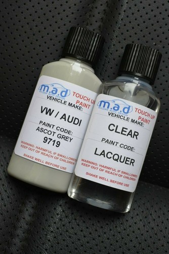 PINTURA RETOQUE PARA COCHE VW/AUDI ASCOT GRIS 9719 30 ML - Imagen 5 de 7