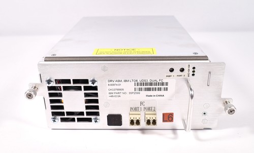 IBM LTO-6 Internal Fiber Channel Tape Drive Dual FC UDS3 8-00974-01 35P2599 - Afbeelding 2 van 7