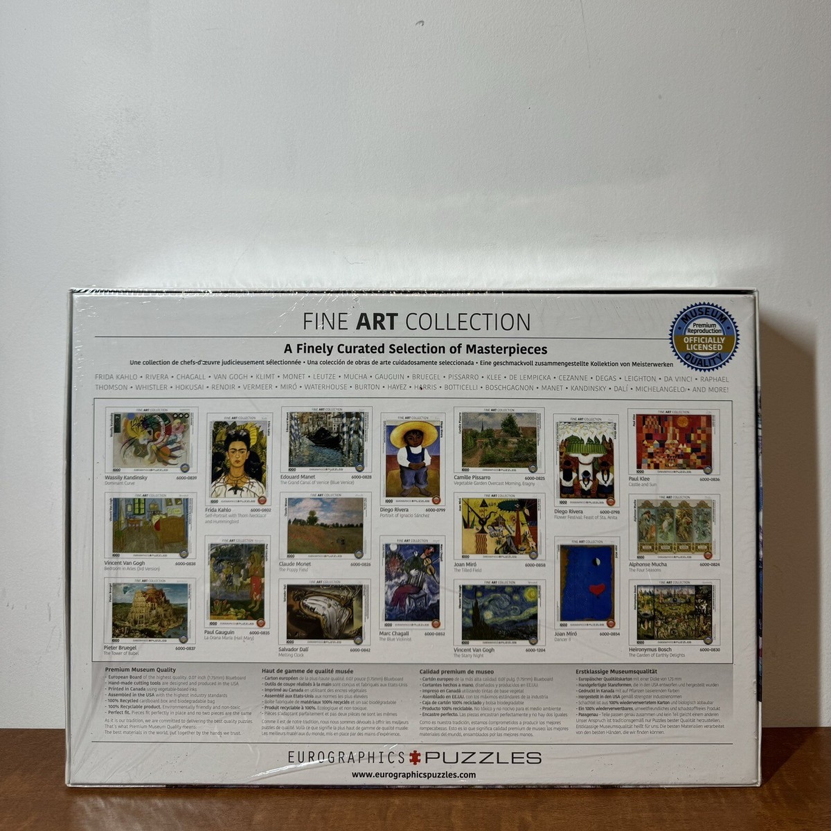 Puzzle - 1000 pièces - Eurographics-6000-0798