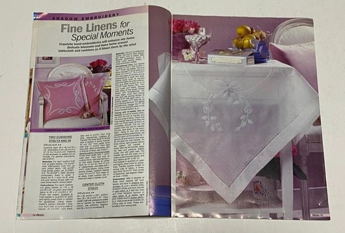 Vintage ANNA Burda Knitting & Needlecrafts Magazine JULY 2002,Nostalgic Look - Imagen 7 de 14
