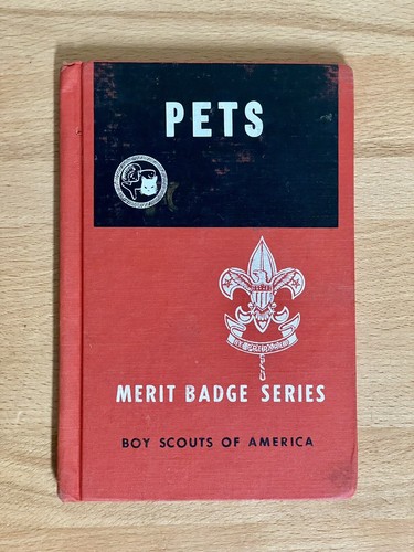 1964 Vintage BSA Pets Merit Badge Series Hardback Book