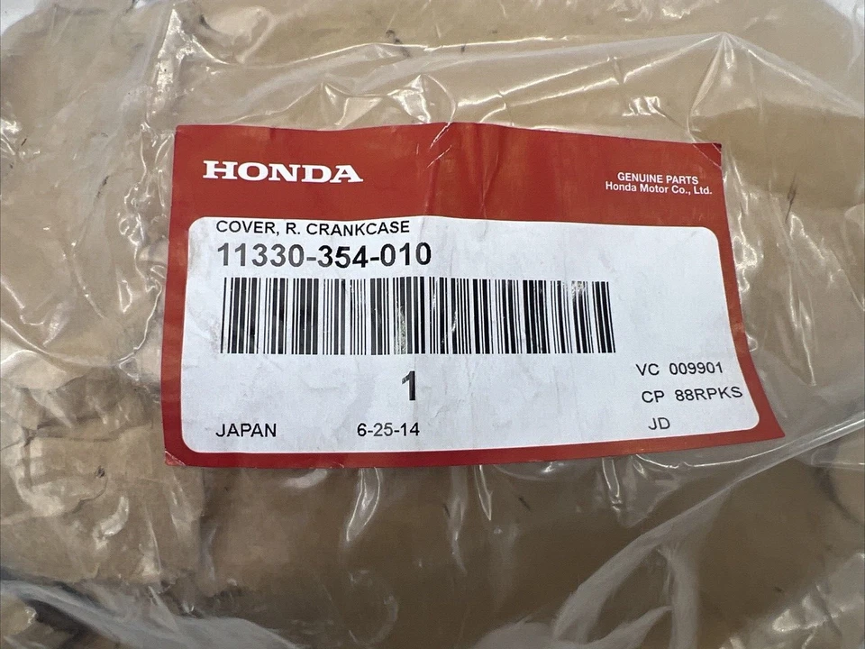 CL200 CB200 1974-76 GENUINO HONDA 11330-354-010 CUBIERTA CÁRTER MOTOCICLETA R. Foto 3 de 4