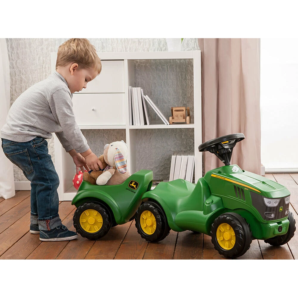John Deere 34cm Kids Rolly Mini Track Trailer for Rolly MiniTrac