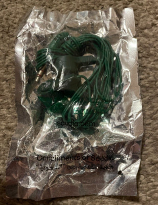 Saudia Airlines Ohrhörer Kopfhörer (nagelneu, versiegelt)