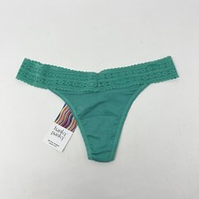 NWT HANKY PANKY DreamEase Original Rise Thong Teal Sz OS One Size Dream Ease