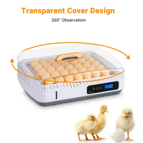 35Eggs Automatic Egg Incubator Digital Temperature Humidity Control Turn Water - Picture 6 of 12