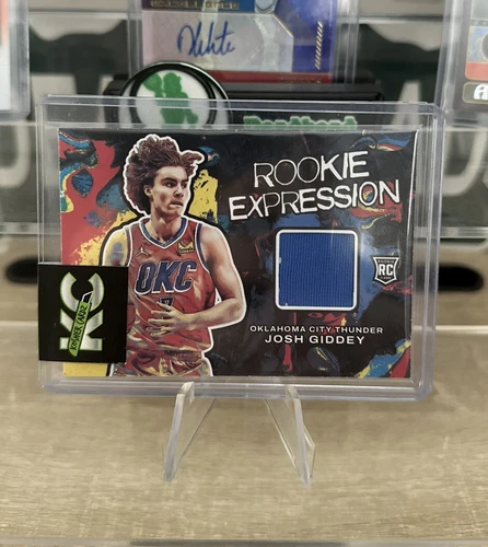 2021-22 Panini Court Kings Rookie Expression #REM-JGD Josh Giddey Jersey Card RC