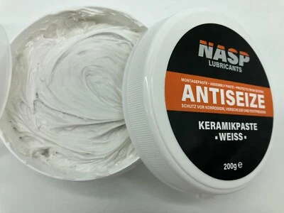NASP KERAMIKPASTE Anti-Seize Weiss Hochtemperatur Korrosionsschutz - Metallfrei