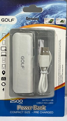 GOLF Genuine Li-ion Battery 2500mAh Power Bank