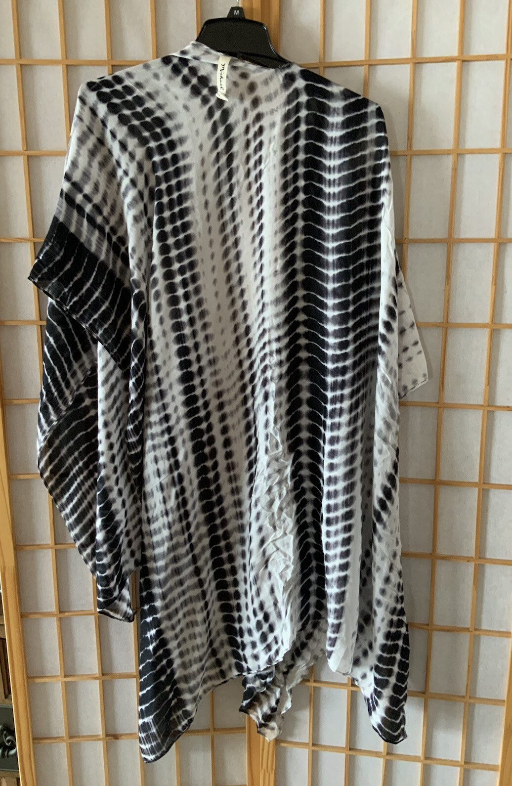 Michael Stars Tie Dye Ruana Scarf Shaw One Size Gem